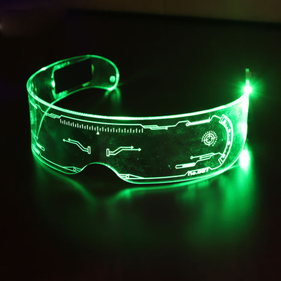 Vetri della visiera di Cyberpunk LED con 7 colori e un acrilico futuristico di 3 modi