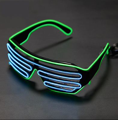 Accenda il cavo infiammante di EL di vetro dell'otturatore luminoso per il partito del DJ