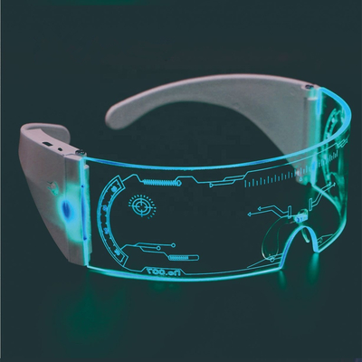 I vetri luminosi futuristici del LED 7 colori accendono USB ricaricabile per gli adulti