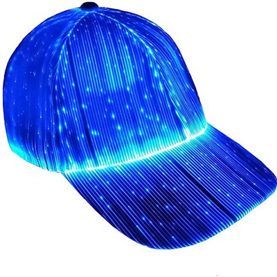 Il LED a fibra ottica accende i cappelli che di baseball l'una dimensione unisex misura interamente
