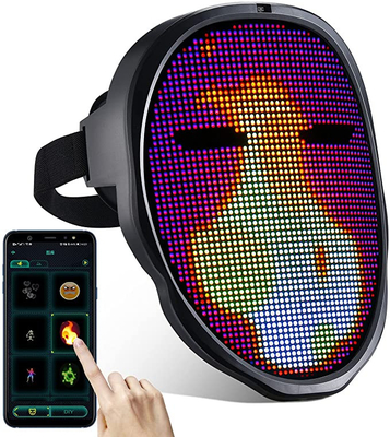 Controllo di plastica DIY del App della maschera di Bluetooth LED dell'ABS che pubblica l'immagine e la foto del testo