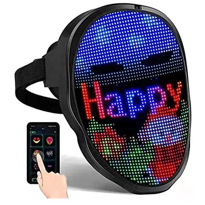 Foto ricaricabili di immagine di USB DIY della maschera del partito LED di controllo di APP per il cosplay di Halloween