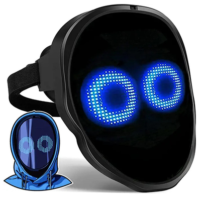 Controllo su ordinazione della maschera DIY APP di Bluetooth LED dei fronti per il partito di cosplay di Halloween