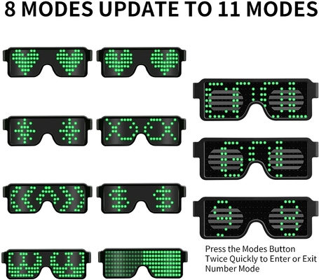 11 modello accende i vetri del LED