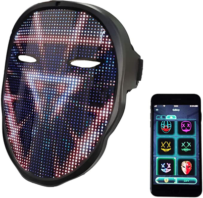 Bluetooth ha condotto la maschera di protezione editabile si accende per il Natale di Halloween