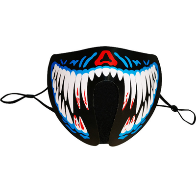 Maschera di protezione di voce LED di Halloween