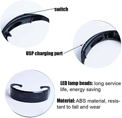 Il APP controlla le multi lingue del LED della batteria programmabile di vetro 700mAh