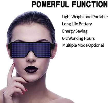 Vetri ricaricabili dell'esposizione di LED di USB con 11 la batteria dei modelli 180mAh