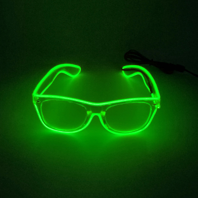 Vetri luminosi della lente chiara LED della struttura con il lampeggiamento leggero al neon
