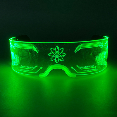 Il Cyberpunk LED accende i vetri Luminou che infiamma nella navigazione scura