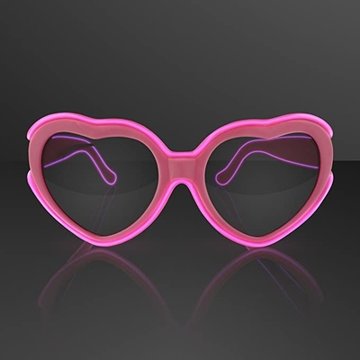 Il cuore modella le donne rosa d'ardore leggere delle ragazze del LED di vetro del neon del cavo luminoso di EL