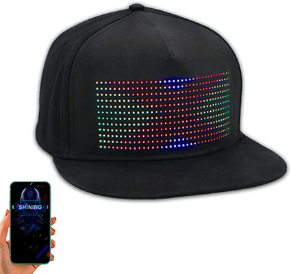 Pubblicazione del cappello di Bluetooth LED con controllo mobile programmabile del App