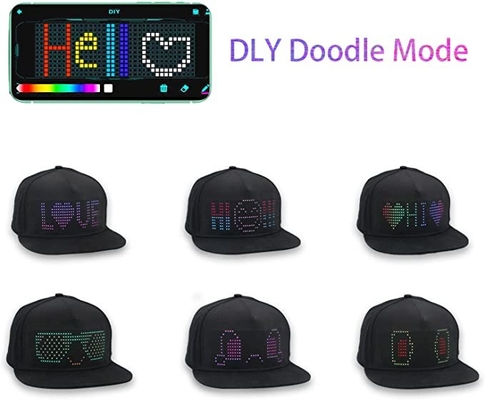 Pubblicazione del cappello di Bluetooth LED con controllo mobile programmabile del App