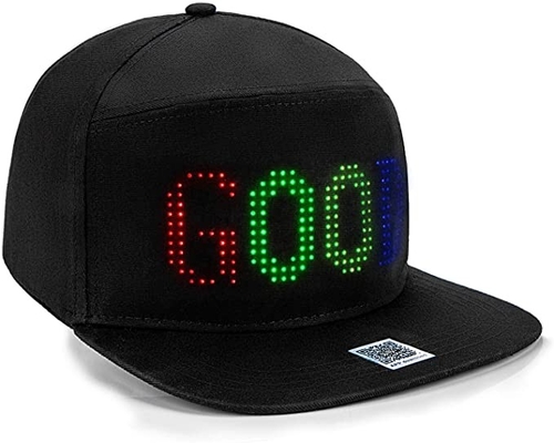 Il cappello 100% di Bluetooth LED del cotone APP ha controllato i segni dell'esposizione di DIY