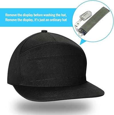 Cappucci freschi editabili di Bluetooth LED del cappello del messaggio programmabile dell'esposizione