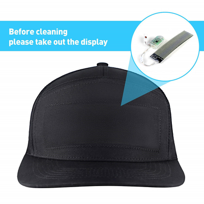 Regolabile staccabile di programma del cappello di Bluetooth LED di controllo del App