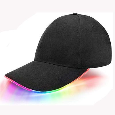 Cappello infiammante d'ardore unisex CR2016 di colore dei berretti da baseball 7 del LED