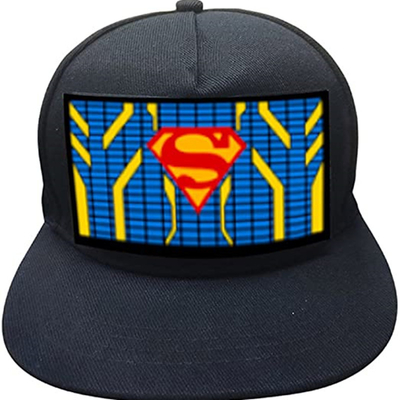 I cappelli di baseball attivati sani del LED accendono il lampeggiamento con la musica