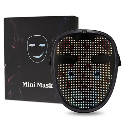 I modelli editabili astuti programmabili della maschera di protezione dei bambini LED mandano un sms a dal PC