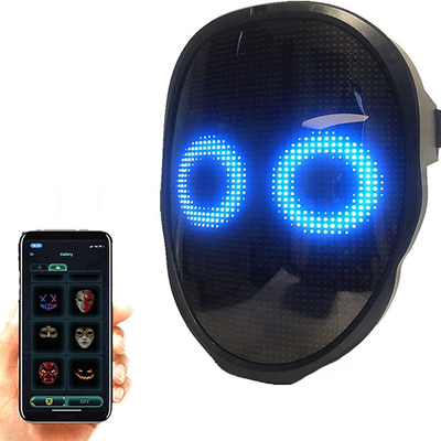 Maschera di protezione astuta programmabile del LED Bluetooth che splende per il cosplay del partito di Halloween
