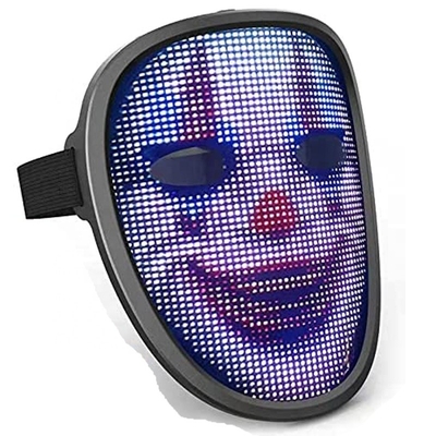 Maschera cambiante esplosiva del fronte pieno di Tiktok LED per i bambini USB ricaricabile