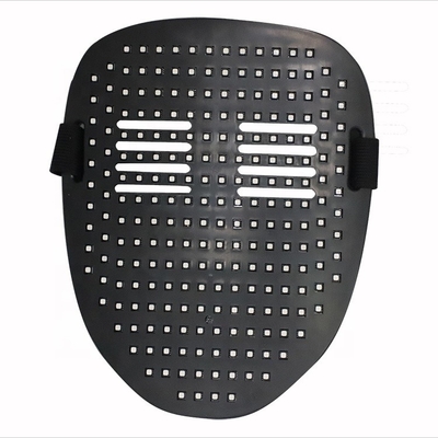 La maschera del partito di Halloween LED con il gesto che percepisce il LED ha acceso la maschera di trasformazione del fronte