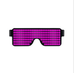 Vetri al neon magici d'ardore di rave lampeggiante di Natale di vetro della tassa LED di USB