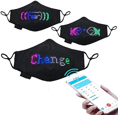 Il App programmabile di Bluetooth della maschera di protezione di festival LED del partito ha controllato USB ricaricabile