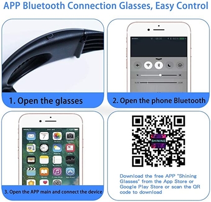 Vetri al piombo programmabili controllati del App con il modello del testo di Bluetooth DIY