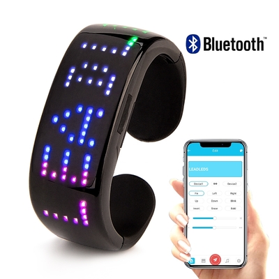 Modello telecomandato del testo di Programe del App del braccialetto di Bluetooth LED